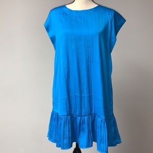 Anthropologie Maeve Pleated Shift Dress Medium